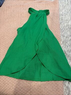 Women's Emerald Green Halter Tank Top
